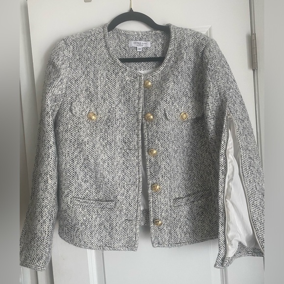 Derek Lam Tweed Convertible Blazer | Cape - Picture 6 of 6